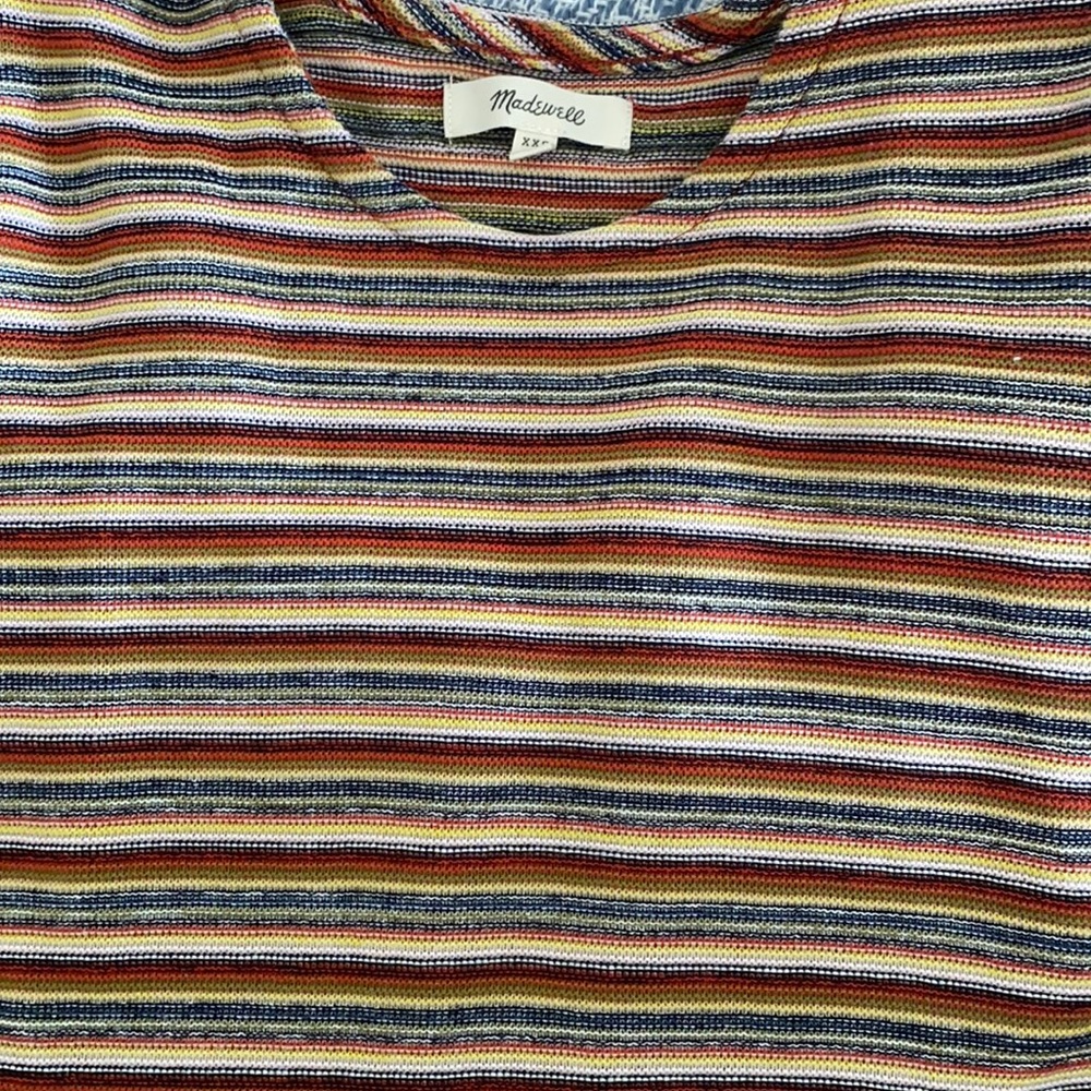 Madewell Boxy Striped Sweater Tee
